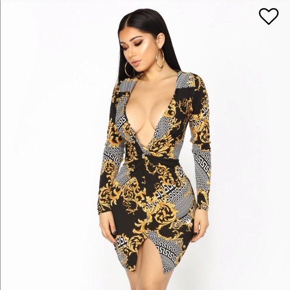 Fashion Nova “Twist and Turn Up Dress” - Picture 1 of 4